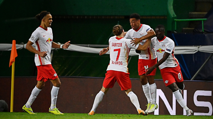 Hạ gục Atletico, Leipzig hiên ngang vào bán kết Champions League