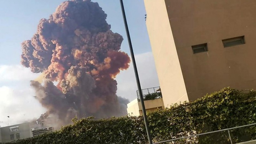 Cộng đồng quốc tế sát cánh cùng Lebanon sau vụ nổ chấn động