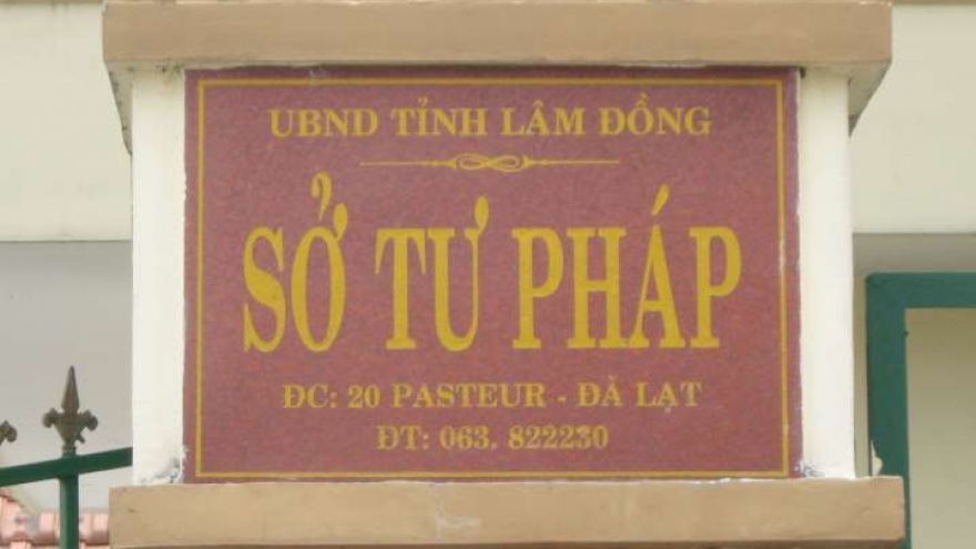 Giám đốc Sở Tư pháp Lâm Đồng bị kỷ luật khiển trách