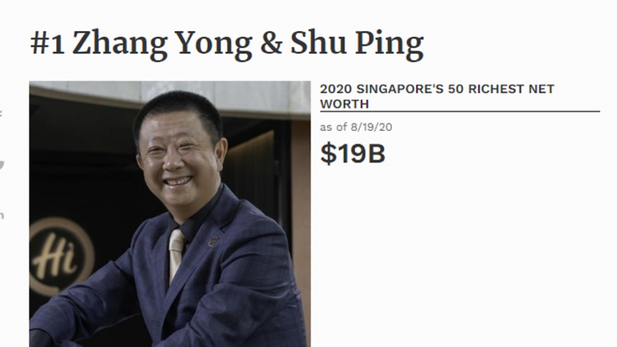 “Vua lẩu” Haidilao vẫn giàu nhất Singapore bất chấp Covid-19