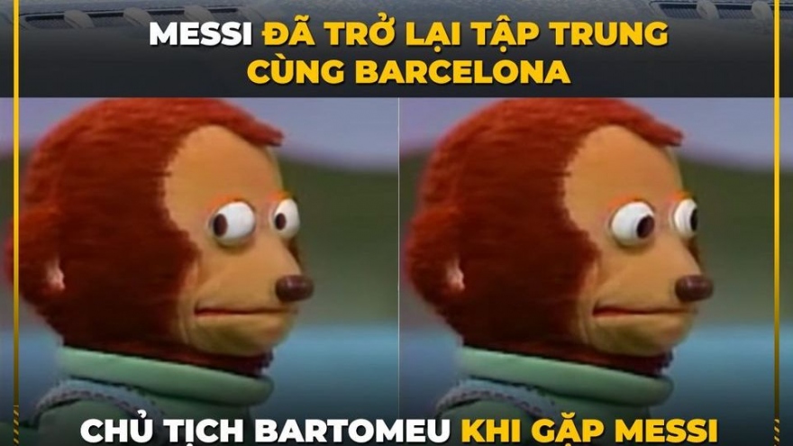 Biếm họa 24h: Chủ tịch Barca "lo ngại" vì Messi ở lại Barca