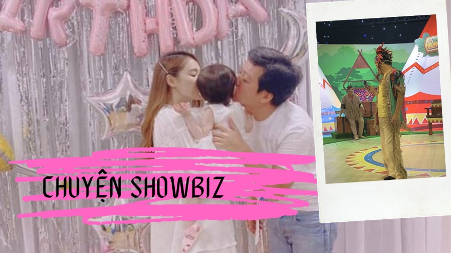 Chuyện showbiz: Trường Giang lôi điện thoại facetime với con gái giữa buổi quay hình