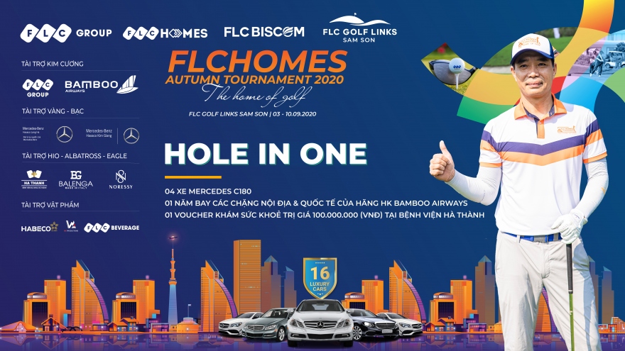 Golfer Nguyễn Thanh Anh ghi Hole in One, giật 4 xe sang tại FLCHomes Autumn Tournament 2020