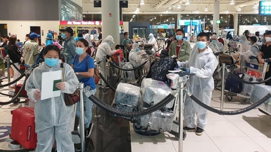 More than 350 Vietnamese citizens return home safely from Japan