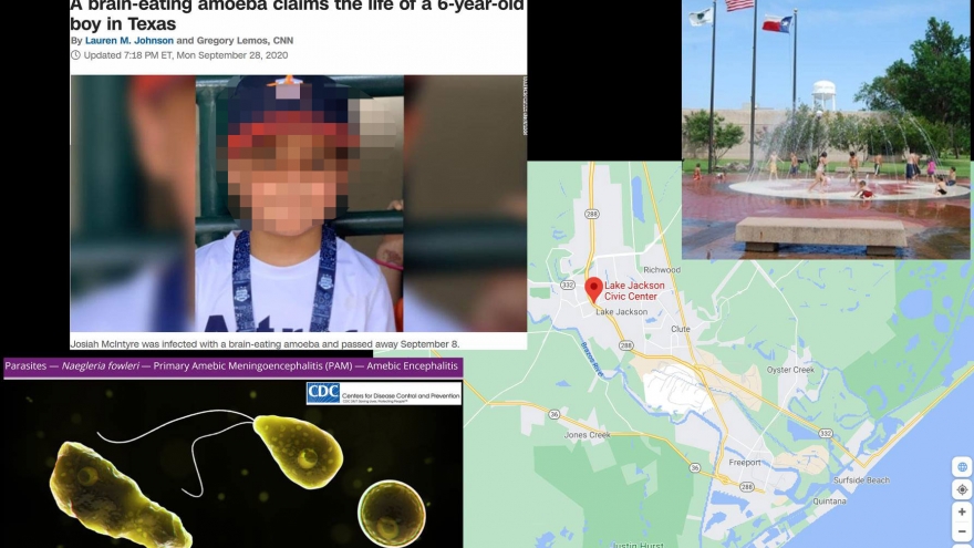 Thông tin thêm về ca bệnh tử vong do Amip ăn não ở Texas của Mỹ