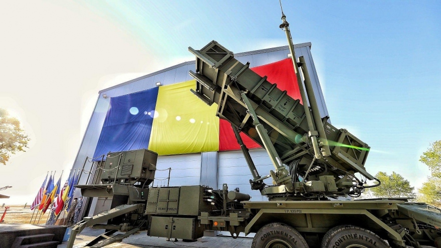 Hệ thống tên lửa đất đối không Patriot của Mỹ đã tới Rumani