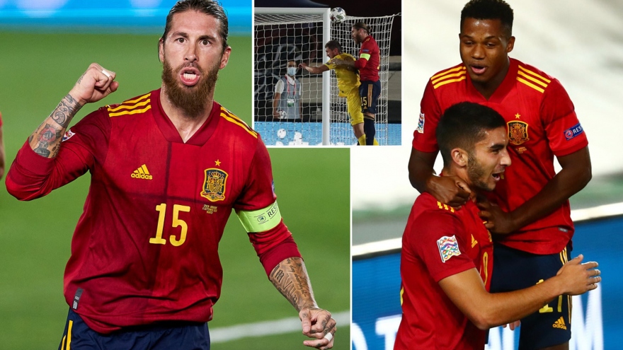 Bảng A4 Nations League: Thắng dễ Urkaine, Tây Ban Nha lên ngôi đầu bảng