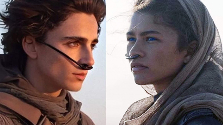 Mỹ nam Timothée Chalamet "khoá môi" bạn gái Spider-man trong trailer bom tấn "Dune"