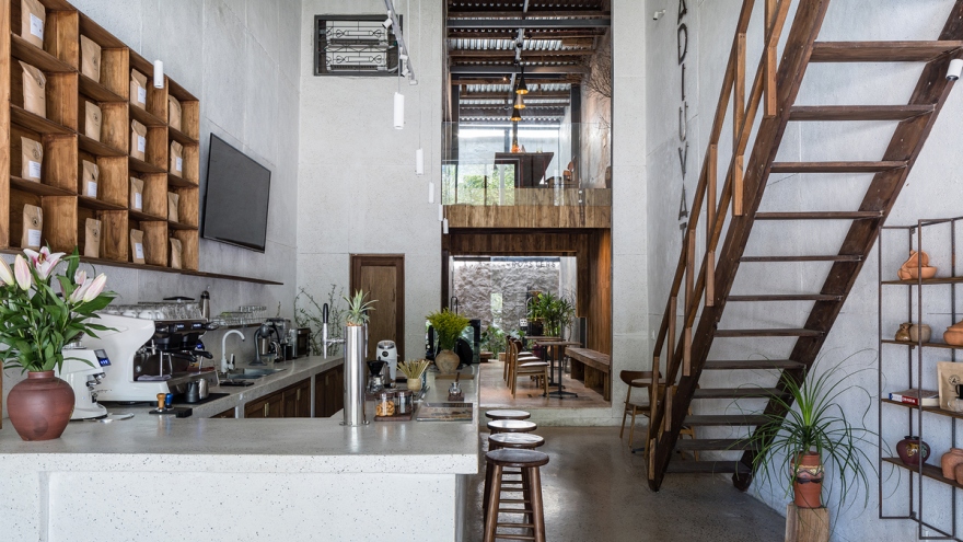 Archdaily showcases Quy Nhon coffee shop on its website