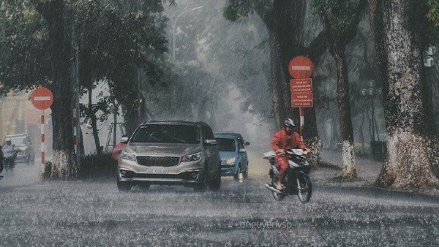 Thời tiết ngày 25/9: Nhiều nơi có mưa rào và dông 