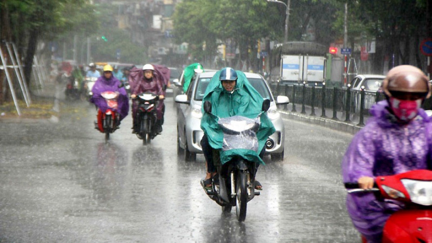 Thời tiết ngày 19/9: Bão số 5 suy yếu, mưa trên diện rộng ở nhiều nơi