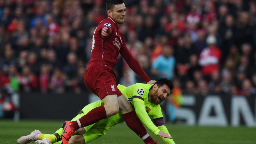 Hậu vệ cánh Liverpool "lo ngại" trước viễn cảnh Messi đến với Ngoại hạng Anh