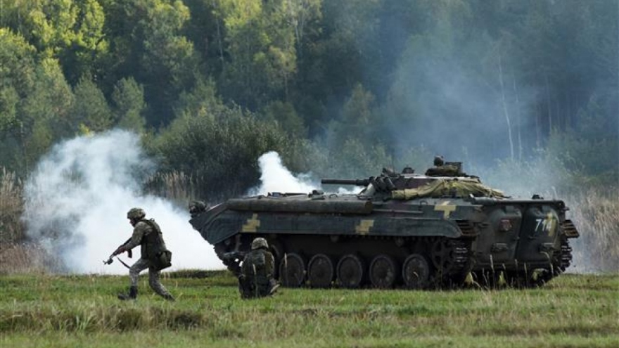 Ukraine tập trận quy mô lớn nhằm đáp trả Nga