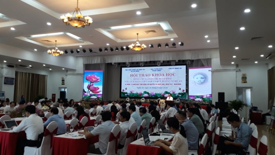 Hội thảo “Đồng chí Nguyễn Thị Minh Khai với Cách mạng Việt Nam và quê hương Nghệ An"