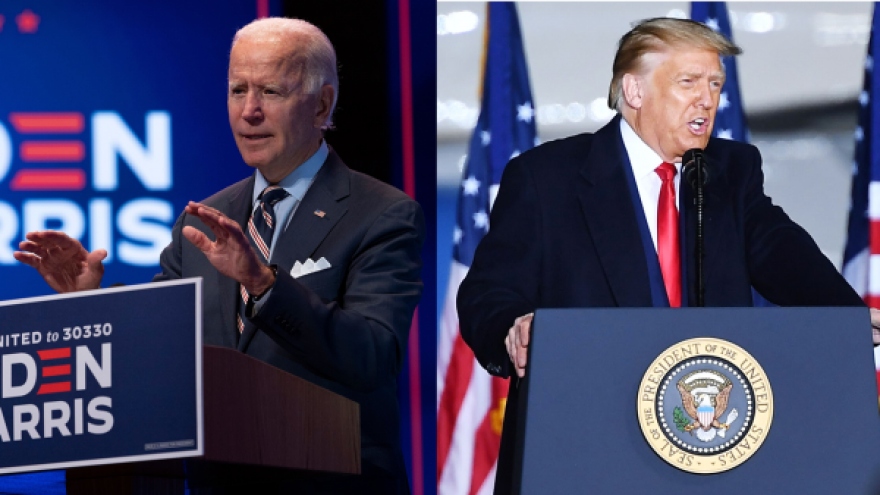 Ông Biden dẫn trước ông Trump 10 điểm trong 2 cuộc thăm dò dư luận