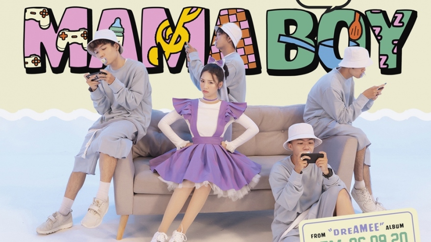 Amee hóa "bà nội trợ" dễ thương, dạy bảo người yêu như... mẹ trong MV "Mama boy"