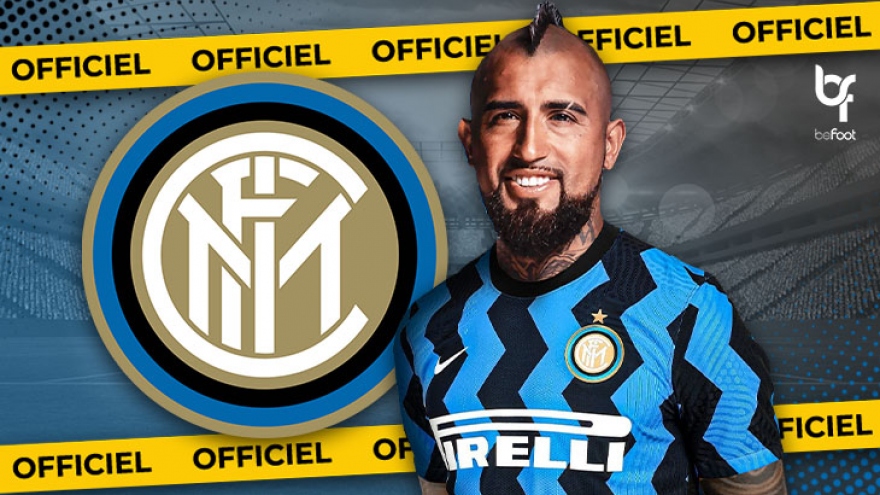 Chia tay Barca, Arturo Vidal chính thức gia nhập Inter Milan