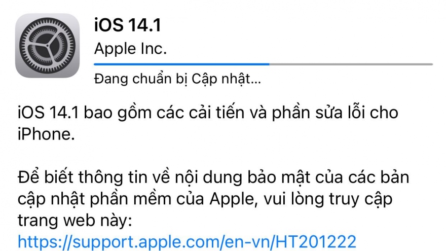 Apple phát hành iOS 14.1 sửa nhiều lỗi