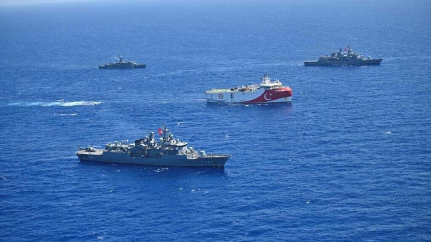 Hy Lạp phản đối cuộc khảo sát của Thổ Nhĩ Kỳ ở Đông Địa Trung Hải 