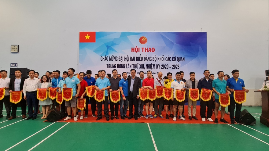 Khai mạc Hội thao chào mừng Đại hội Đảng bộ Khối lần thứ XIII nhiệm kỳ 2020-2025