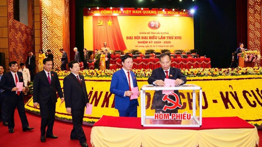 52 người trúng cử Ban Chấp hành Đảng bộ tỉnh Hải Dương khóa XVII