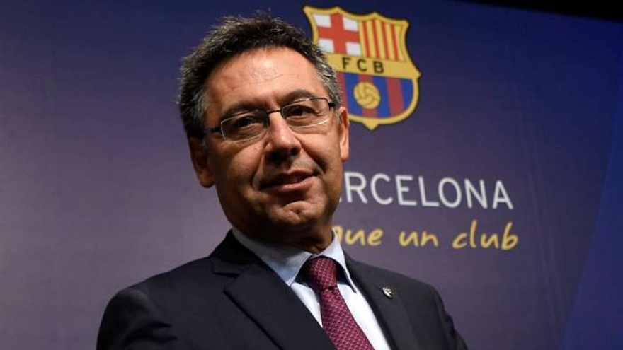 CHÍNH THỨC: Chủ tịch Bartomeu của Barca từ chức