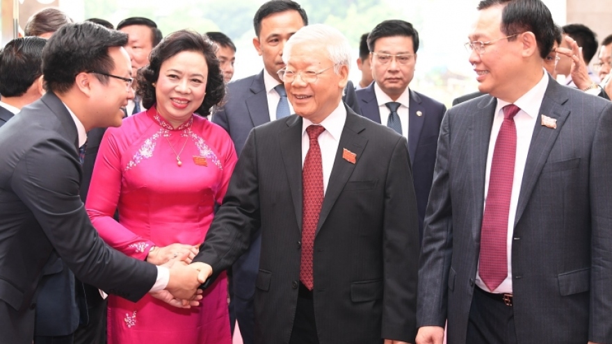 Party General Secretary attends Hanoi Party Congress