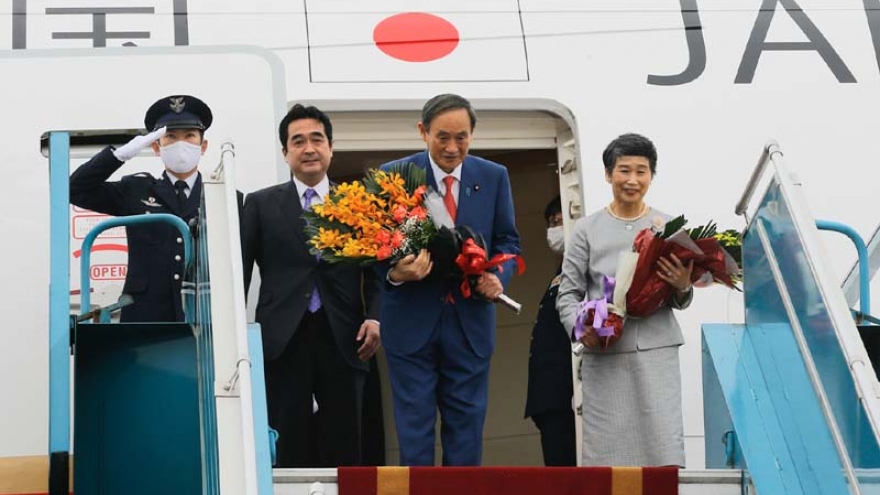 Japanese Prime Minister Suga concludes Vietnam visit