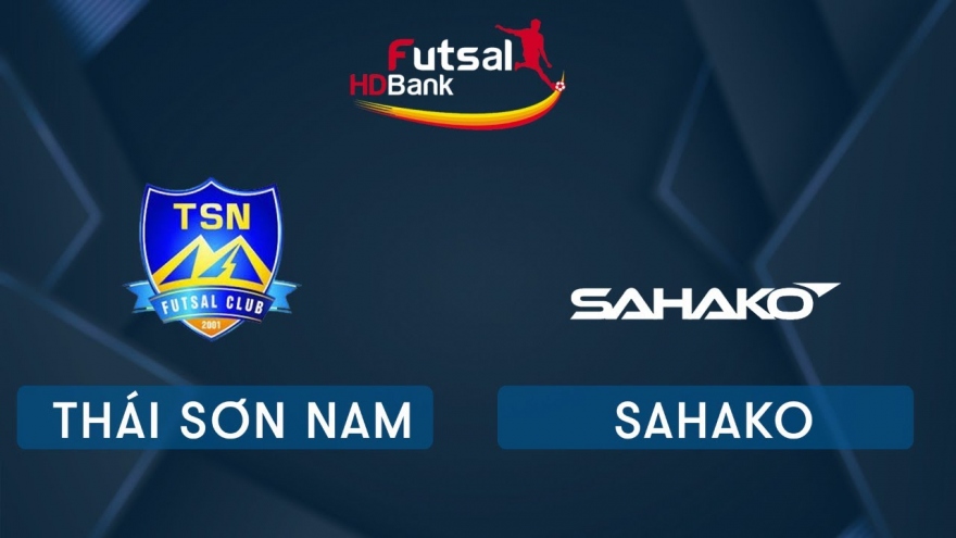 TRỰC TIẾP Thái Sơn Nam vs Sahako Giải Futsal HDBank 2020
