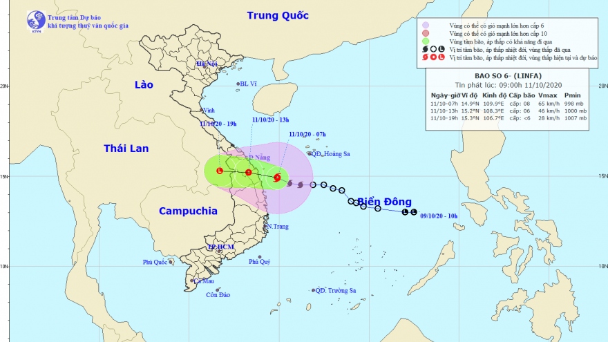 Quảng Ngãi chủ động ứng phó với bão số 6 gần bờ