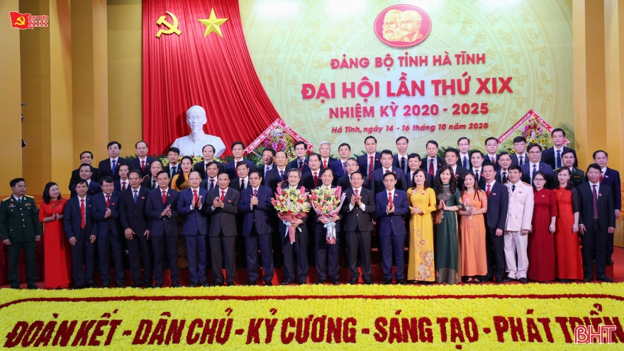 53 đồng chí được bầu vào BCH Đảng bộ Hà Tĩnh nhiệm kỳ 2020 – 2025