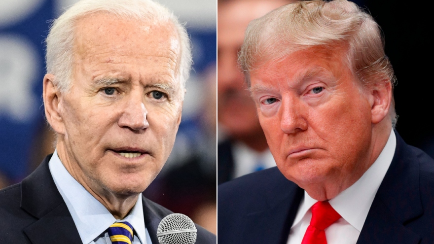 Ứng cử viên Joe Biden nới rộng khoảng cách với ông Donald Trump