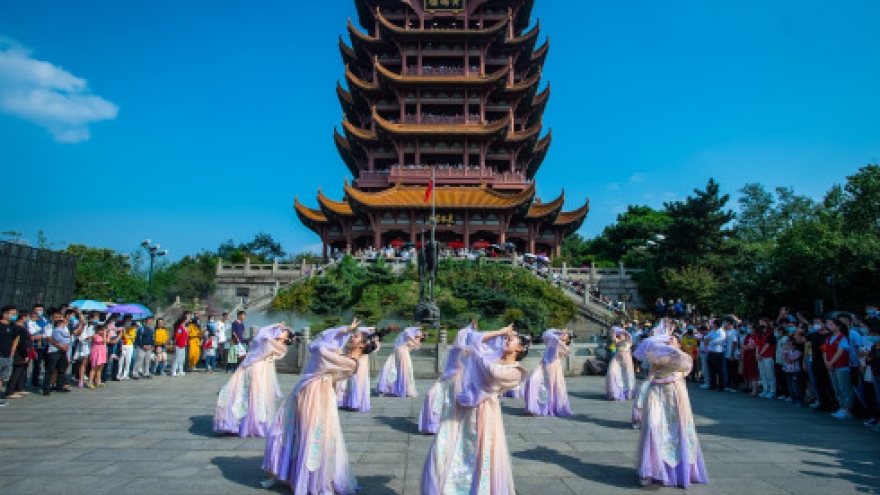 Hồ Bắc (Trung Quốc) đón lượng khách du lịch bằng 76% dịp Quốc khánh năm 2019
