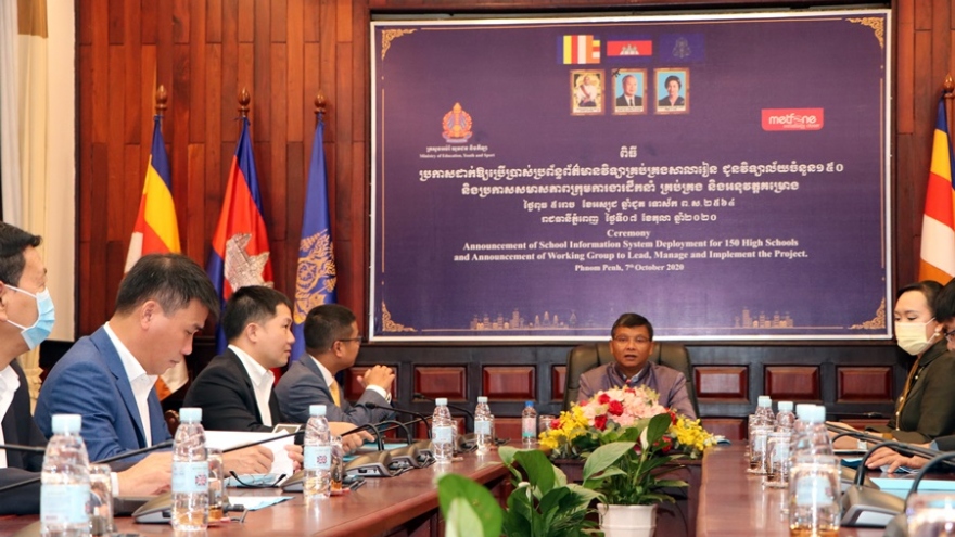 Campuchia đánh giá cao Việt Nam hỗ trợ triển khai hệ thống quản lý trường học trực tuyến