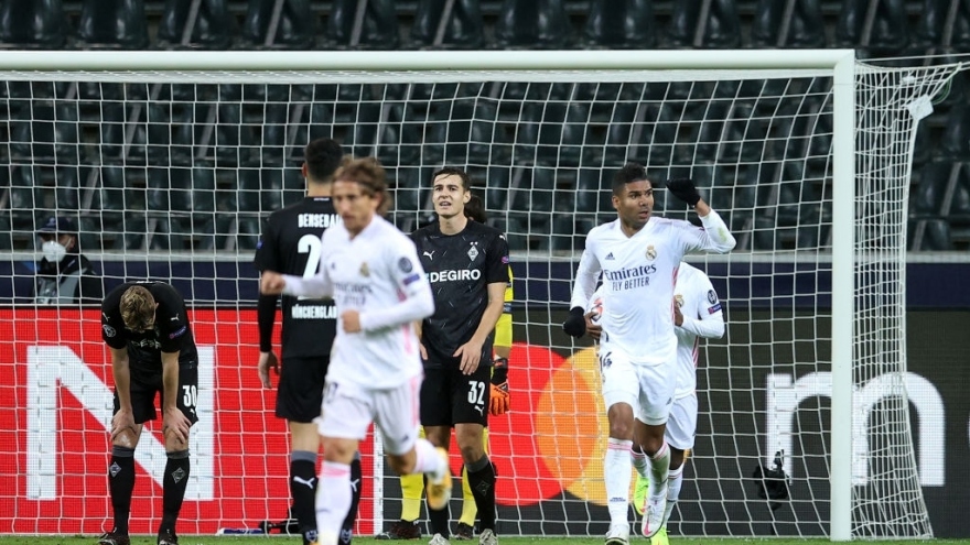 “Máy quét” tỏa sáng, Real Madrid thoát thua ngoạn mục trước Monchengladbach