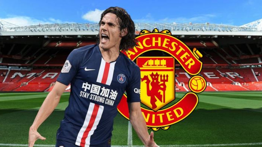 MU đạt thỏa thuận chiêu mộ Edison Cavani