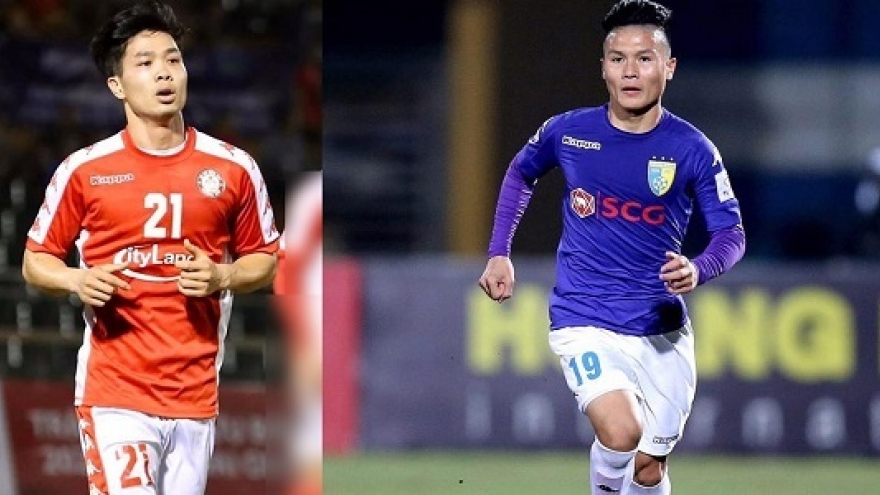 Lịch thi đấu vòng 1 giai đoạn 2 V-League 2020: Quang Hải quyết đấu Công Phượng