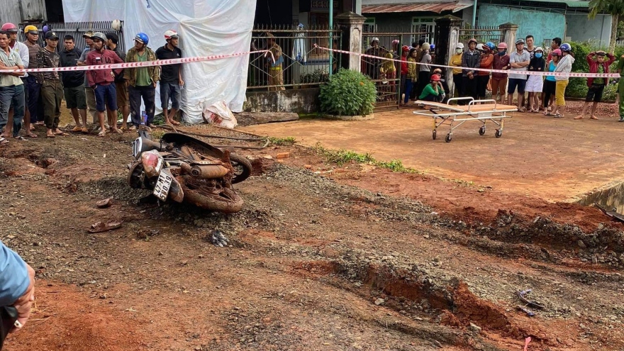 Xe máy mất lái lao xuống cống, một nam thanh niên ở Đắk Lắk tử vong tại chỗ
