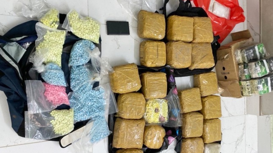 Drugs haul seized and gang busted in HCM City