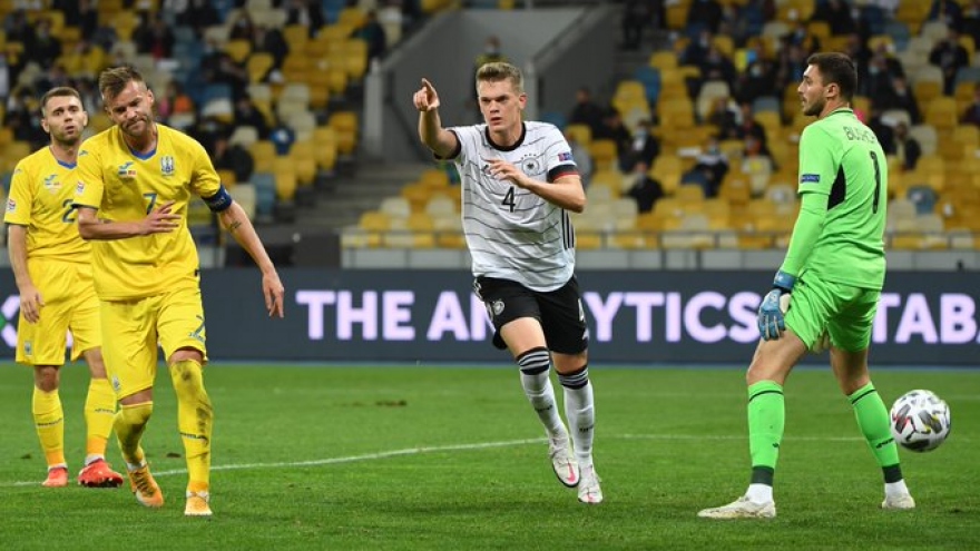 Đả bại Ukraine, Đức lần đầu thắng trận ở UEFA Nations League 2020/2021