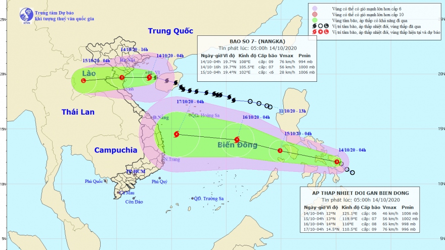 Sẵn sàng các phương án ứng phó khi bão số 7 vào bờ