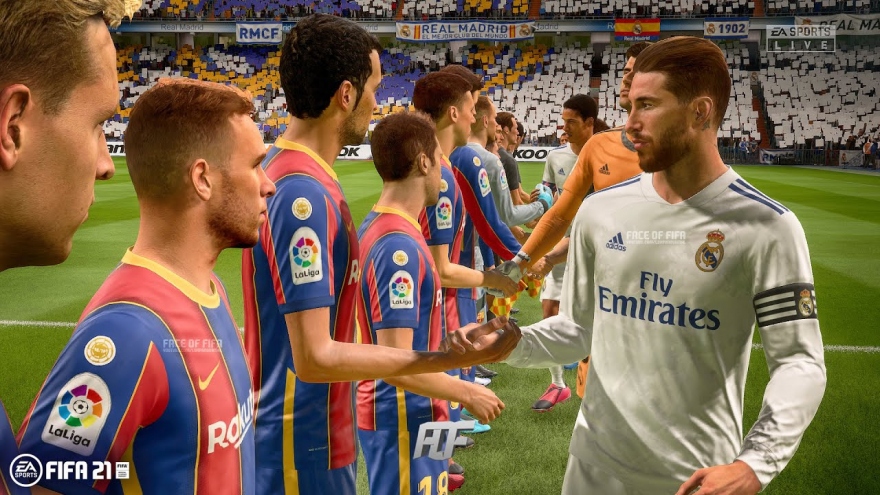 VIDEO: Dự đoán kết quả trận Siêu kinh điển Barca - Real bằng game FIFA 21