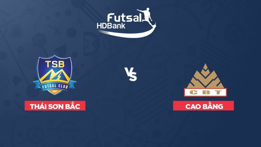 Xem trực tiếp Futsal HDBank VĐQG 2020: Thái Sơn Bắc - Cao Bằng