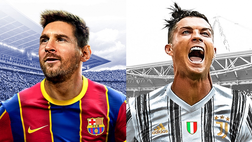 VIDEO: Trận đấu nảy lửa giữa "Đội hình 11 Messi" và "Đội hình 11 Ronaldo" trong PES 2021