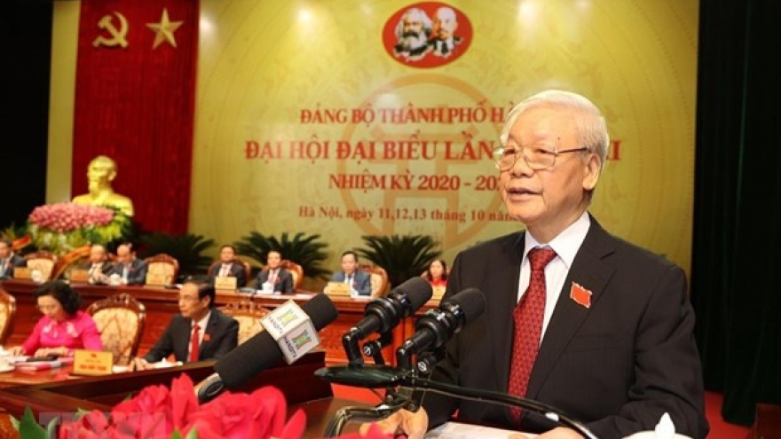 Top leader demands stronger changes for Hanoi’s sustainable development