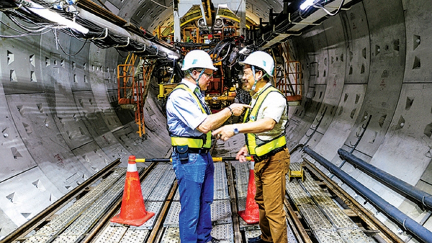Máy đào hầm TBM của Đức sẽ khoan đường hầm hơn 4,5km tuyến metro Nhổn-ga Hà Nội