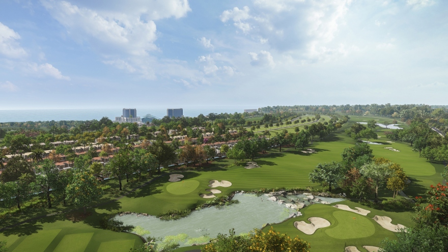Độc đáo dòng biệt thự nằm trong lòng sân golf do Greg Norman thiết kế
