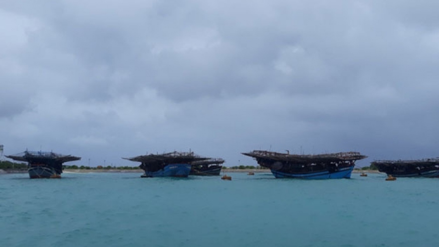Huyện đảo Trường Sa sẵn sàng đón ngư dân vào trú bão số 9
