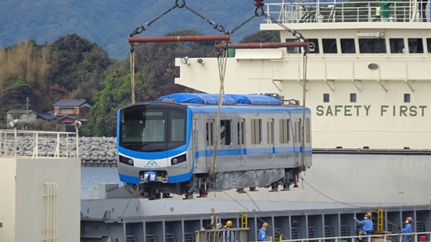 Các toa tàu đầu tiên của tuyến Metro số 1 sẽ về Việt Nam trong tháng này