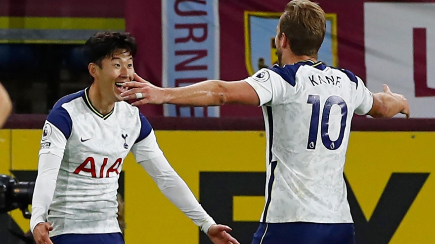Son - Kane tỏa sáng, Tottenham thắng nhọc nhằn Burnley 